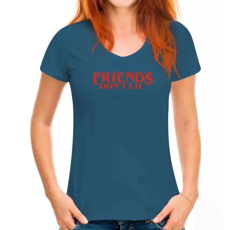 thumbnail image 1 of Camiseta FRIENDS DONT LIE Stranger Thing negra, blanca o gris DEMOGORGON, 1 of 5