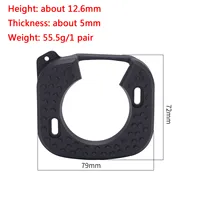 Taquets de pédale de vélo de route, taquet de pédale autobloquant, attelle de conversion à trois trous, couvercle de protection pour pièces de vélo Speedplay Zero 6
