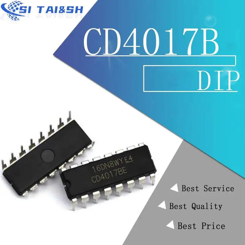 10pcs-lot-CD4017-CD4017B-CD4017BE-4017-DECADE-COUNTER-DIVIDER-IC-new ...