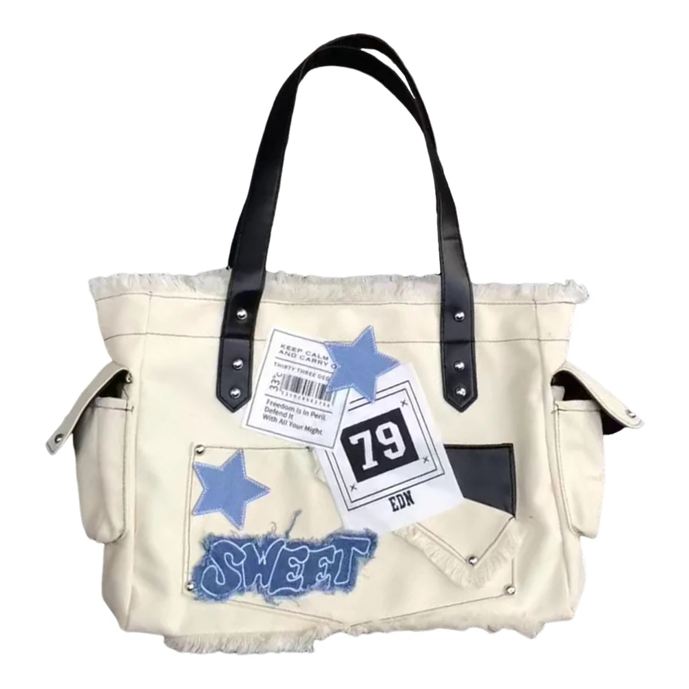 [COYSEIO]◆韓国大人気◆ MILKY STAR TOTE BAG ◆追跡可◆ MILKY STAR TOTE BAG BLACK - coyseio