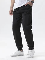 Pantalons décontractés pour hommes automne hiver pantalons de survêtement en polaire hommes Joggers taille élastique Sport pantalons décontractés Baggy Fitness vêtements de Sport 2
