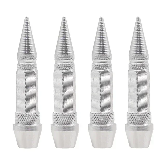Universal Airtight Tire Valve Caps - Set of 4 for Cars, Motorcycles, and Bikes