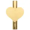 Wall Vase Plant Cuttings Decoration Flower Pot Pendant Wall-mounted Heart Design Iron Metal Professional No Drilling Required 5