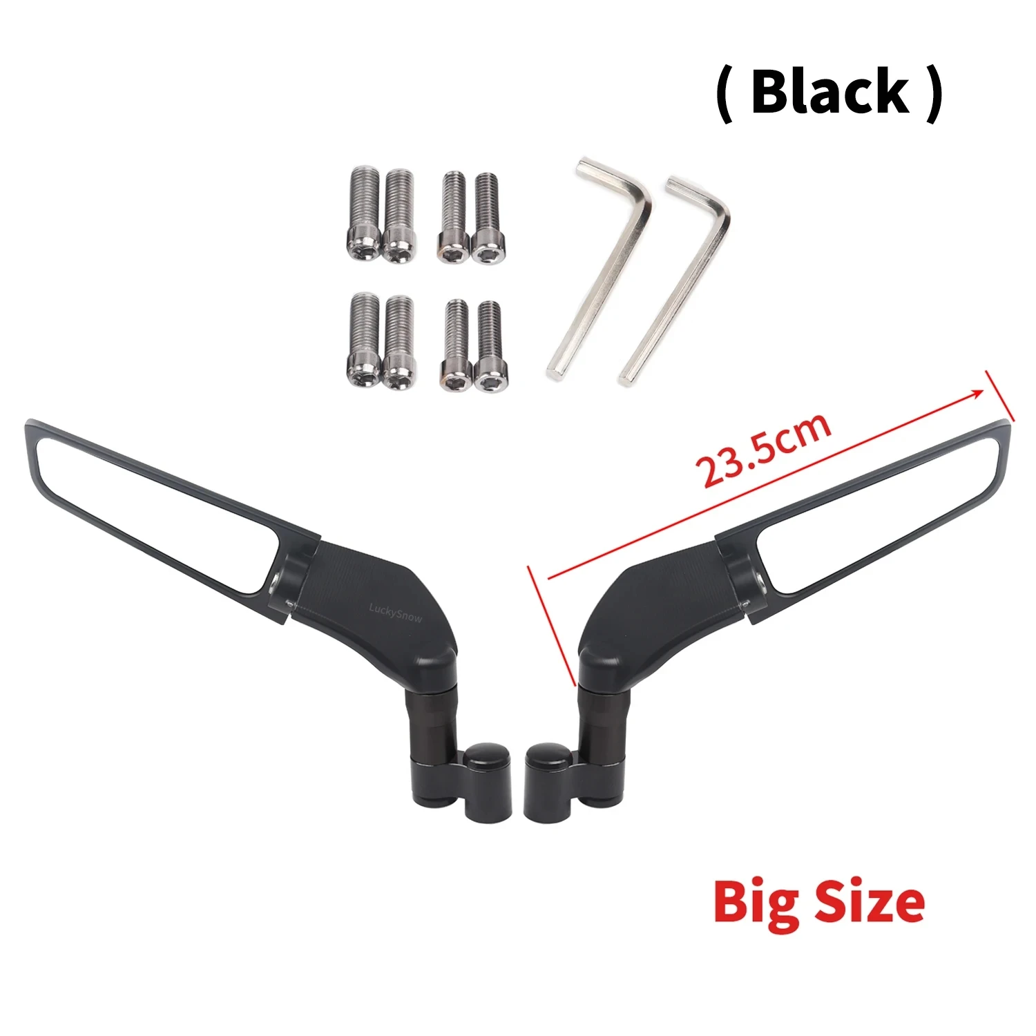 Motorcycle Mirrors Stealth Winglets Mirror Kits Adjustable For Kawasaki Z900 Z650 Motorcycle Wing Mirrors motorcycle mirror,motorcycle mirrors