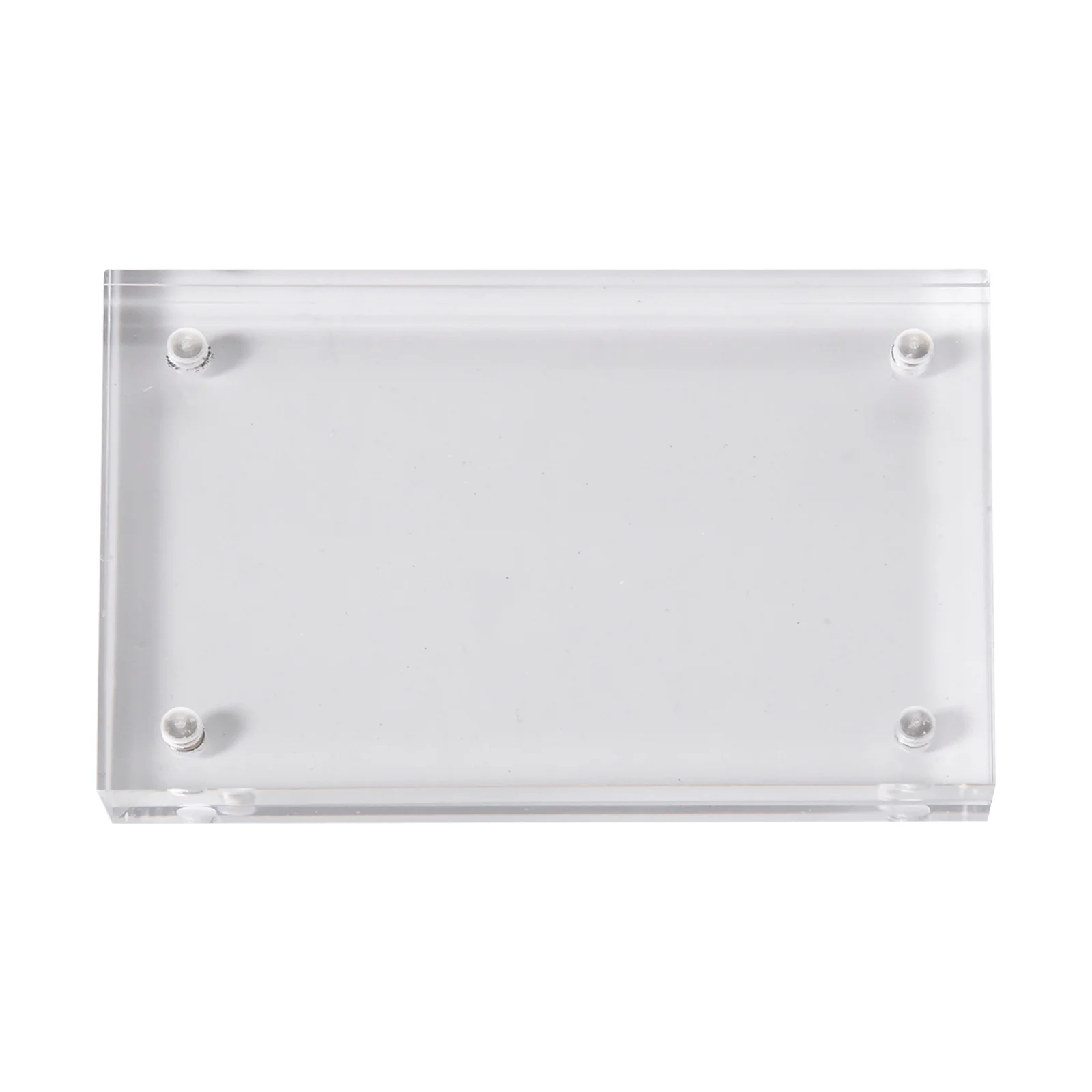 Photo Frame Acrylic Display Holder Transparent Photo Frame Acrylic Magnetic Display Frame Poster Display Stand 5+5mm 7 Sizes Home/office/Room Desk Decoration