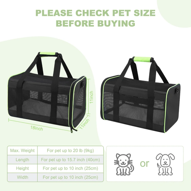 Portable Cat Carrier Dog Carrier Pet Carriers Bag Soft Side Pet Backpack Pet  Travel Bag for Cats and Small Dogs - AliExpress