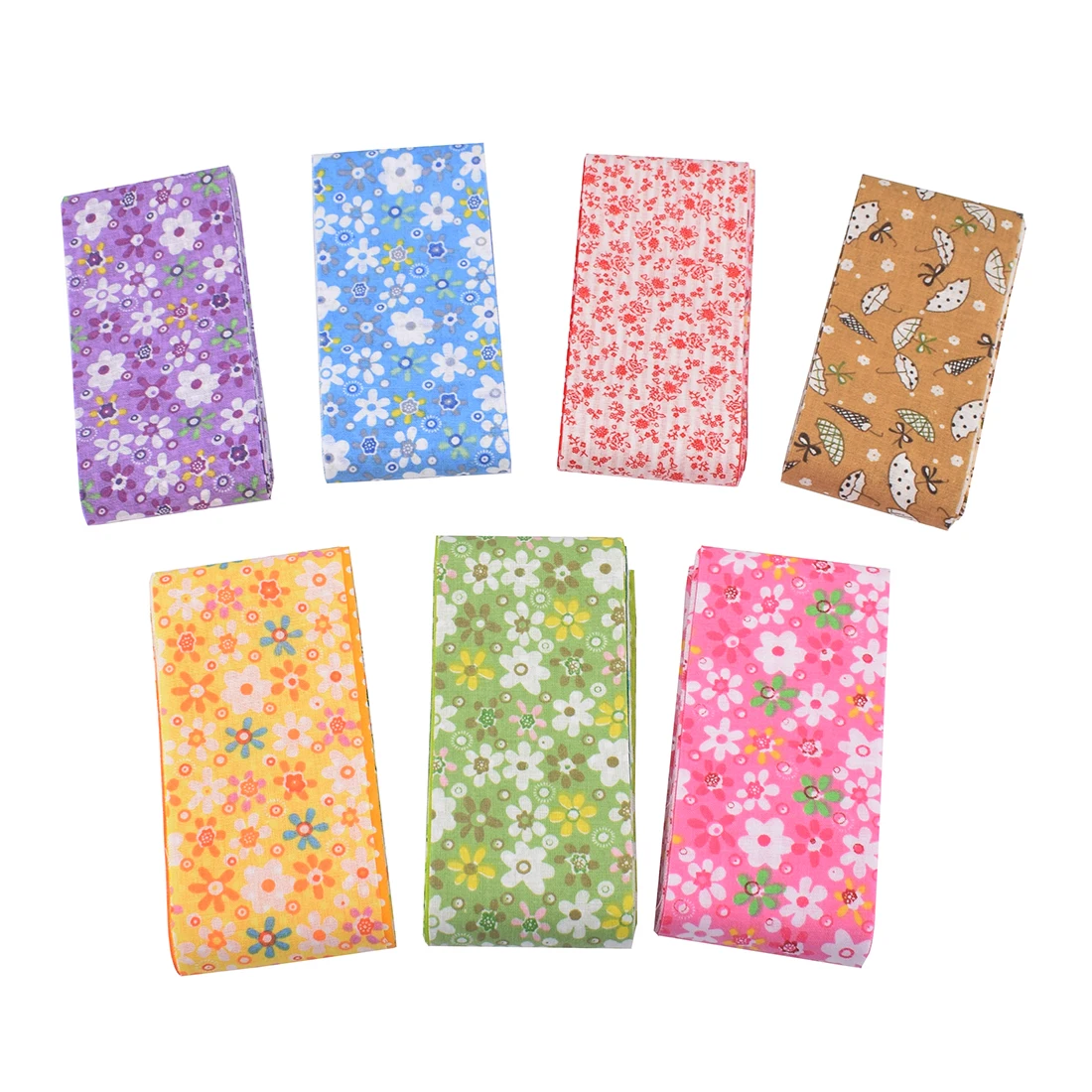 Chainho,Thin Printed Plain Weave Cotton Fabric,Low Density,DIY Quilting & Sewing Material,Patchwork Cloth Textile,6x100cm,25BC1