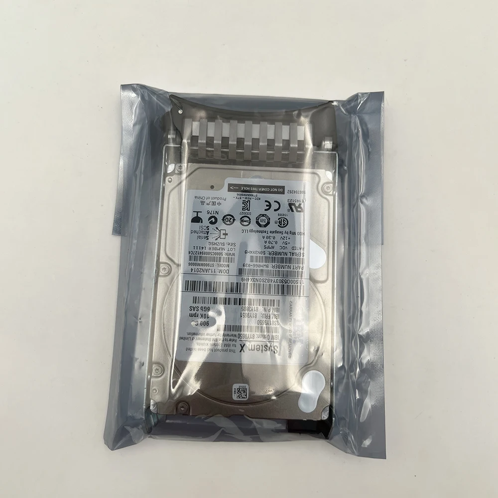 

Жесткий диск для IBM, жесткий диск 81Y9650 81Y9651 ST900MM0006 900G 10K SAS 2,5"