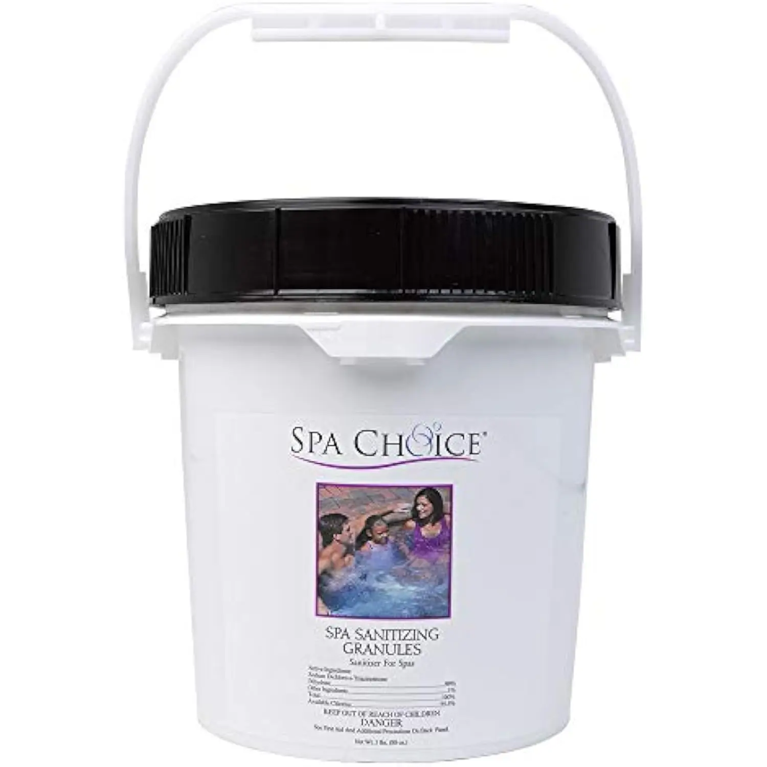472-3-5081 Spa Chlorine Granules for Hot Tub, 5-Pounds