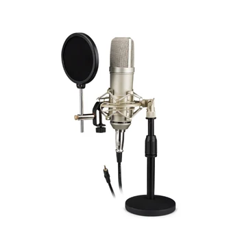 Professional Usb Condensa Drecording Studio Microfono Mikrofo Karaoke Condenser Usb Computer Mike Mic Mics Microphone