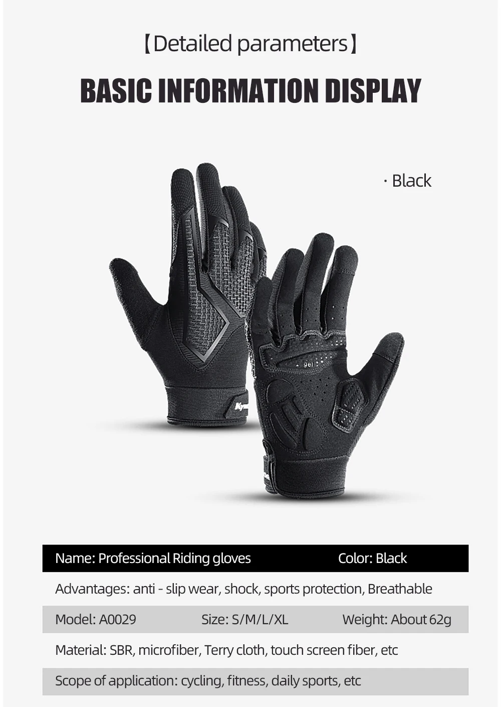 Winter Windproof Cycling long finger Gloves Touch Screen Riding MTB Bicycle Gloves Thermal Warm Motorcycle waterproof