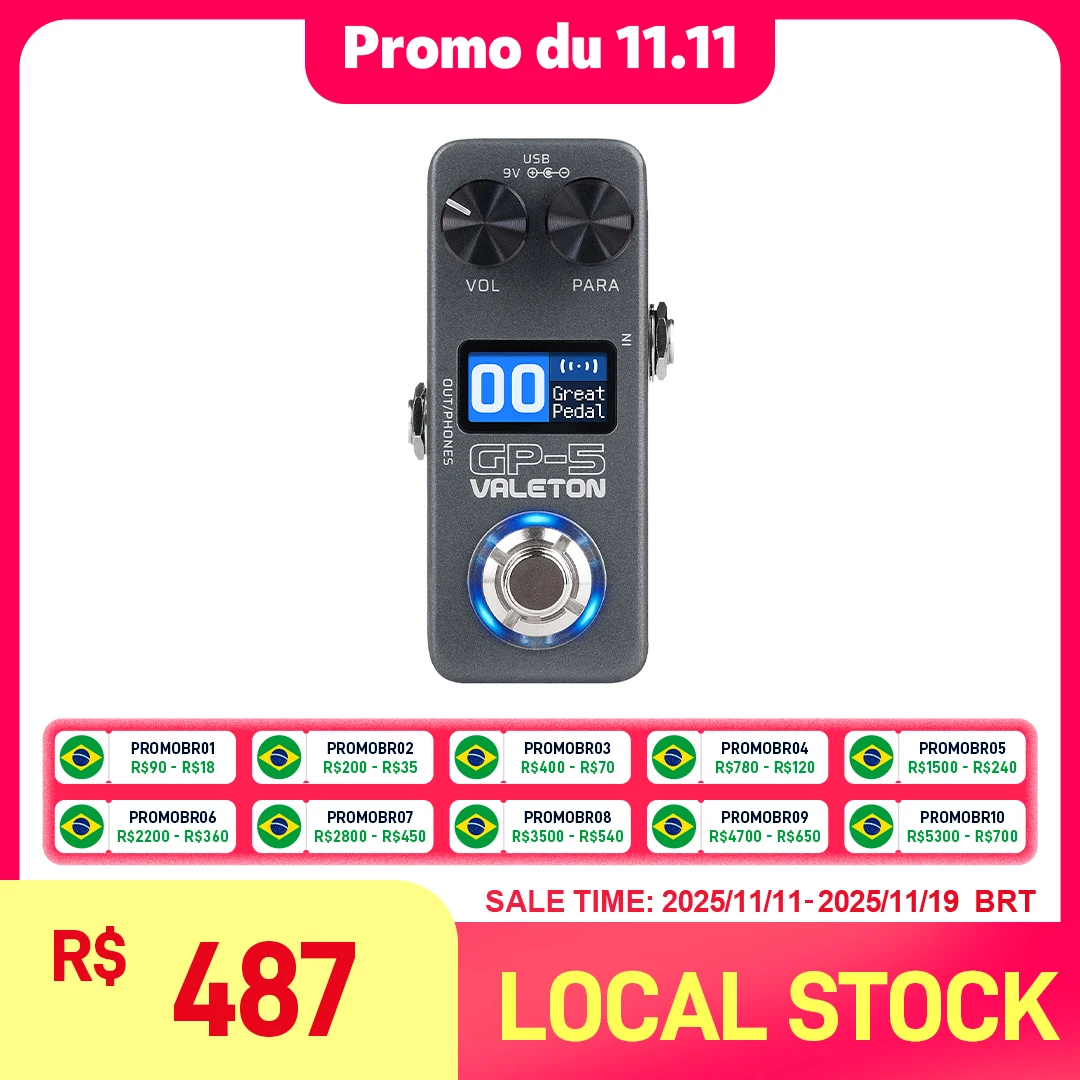 VALETON GP-5 Chocolate Plus: The Ultimate Compact Multi-Effect