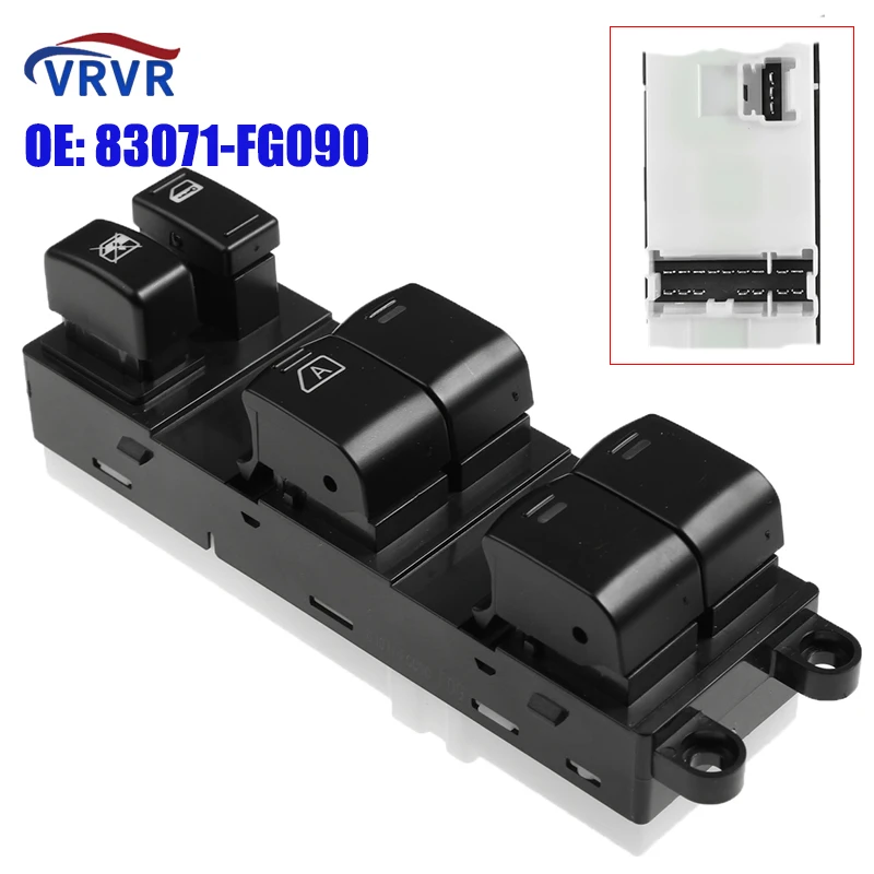 

Переключатель VRVR 83071-FG090, 83071FG090, 3 + 16 контактов, переднее левое главное окно, для Subaru Forester Impreza 2007- 2012, G12