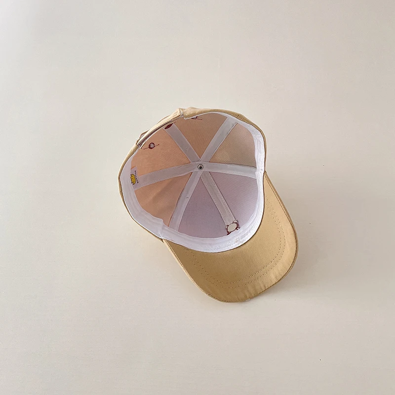 Baseball Caps Baseball Cap Children Summer Snapback Hat Baby Girls And Boys Cartoon Cute Bear Embroidery Cotton Sun Hats Kids