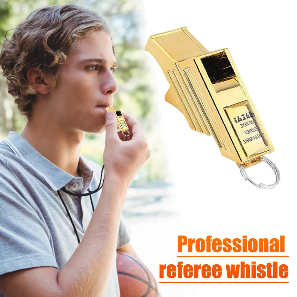 Sports Training Referee Plastic Loud Whistle With Rope Outdoor Survival Emergency Lifesaving Whistles Seedless Basketball Whistl