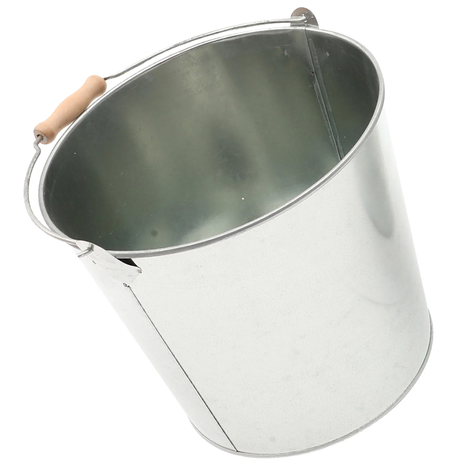 

Stainless Steel Trash Can Metal Fireplace Bucket Ashtrays Stable Burn Barrel