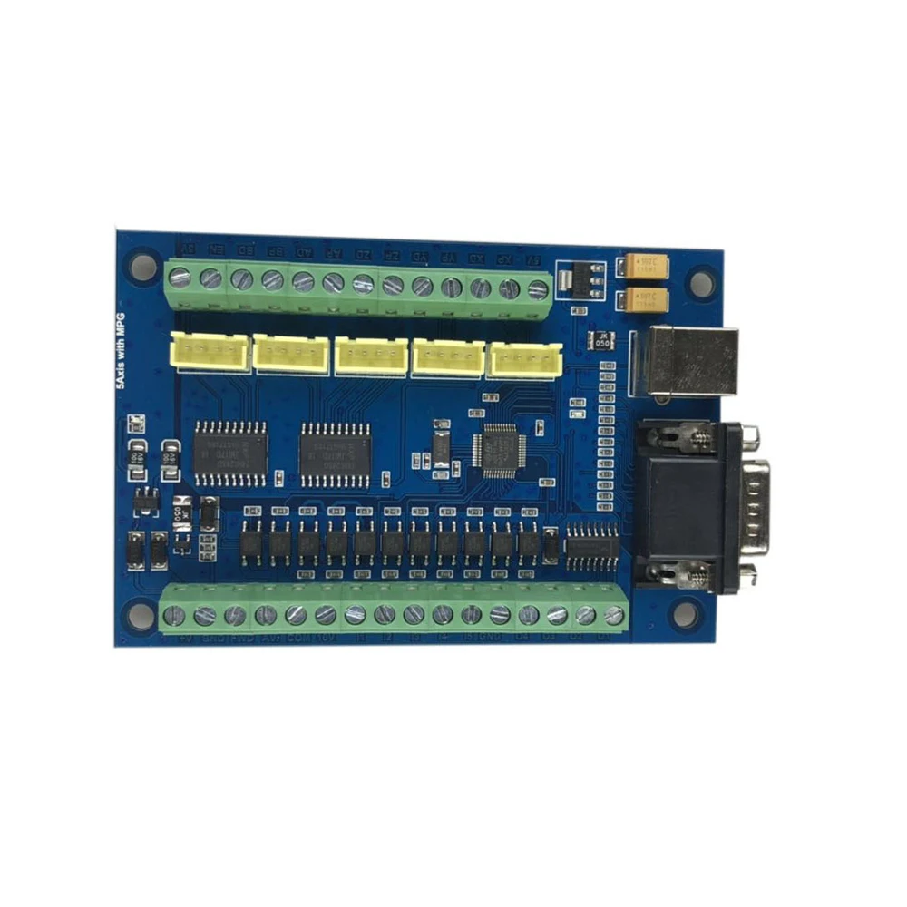 1Pc Scheda Driver Cnc Breakout Board Usb Mach3 Macchina Per Incidere 5 Assi Con Scheda Controller Di Movimento Passo-Passo Mpg