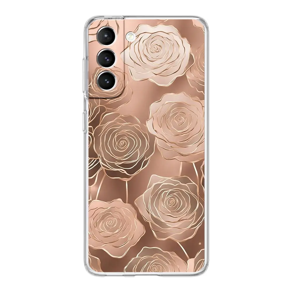 Elegant Rose Gold Artistic Phone Case Cover