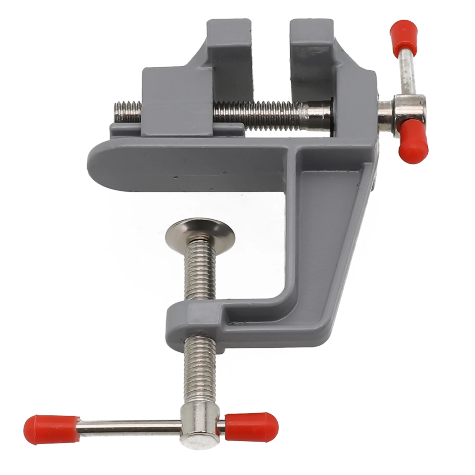 

Table Vise Home Aluminum Mini Jewelers Hobby Clamp On Table Bench Vise DIY Household Flat Mouth Table Vise