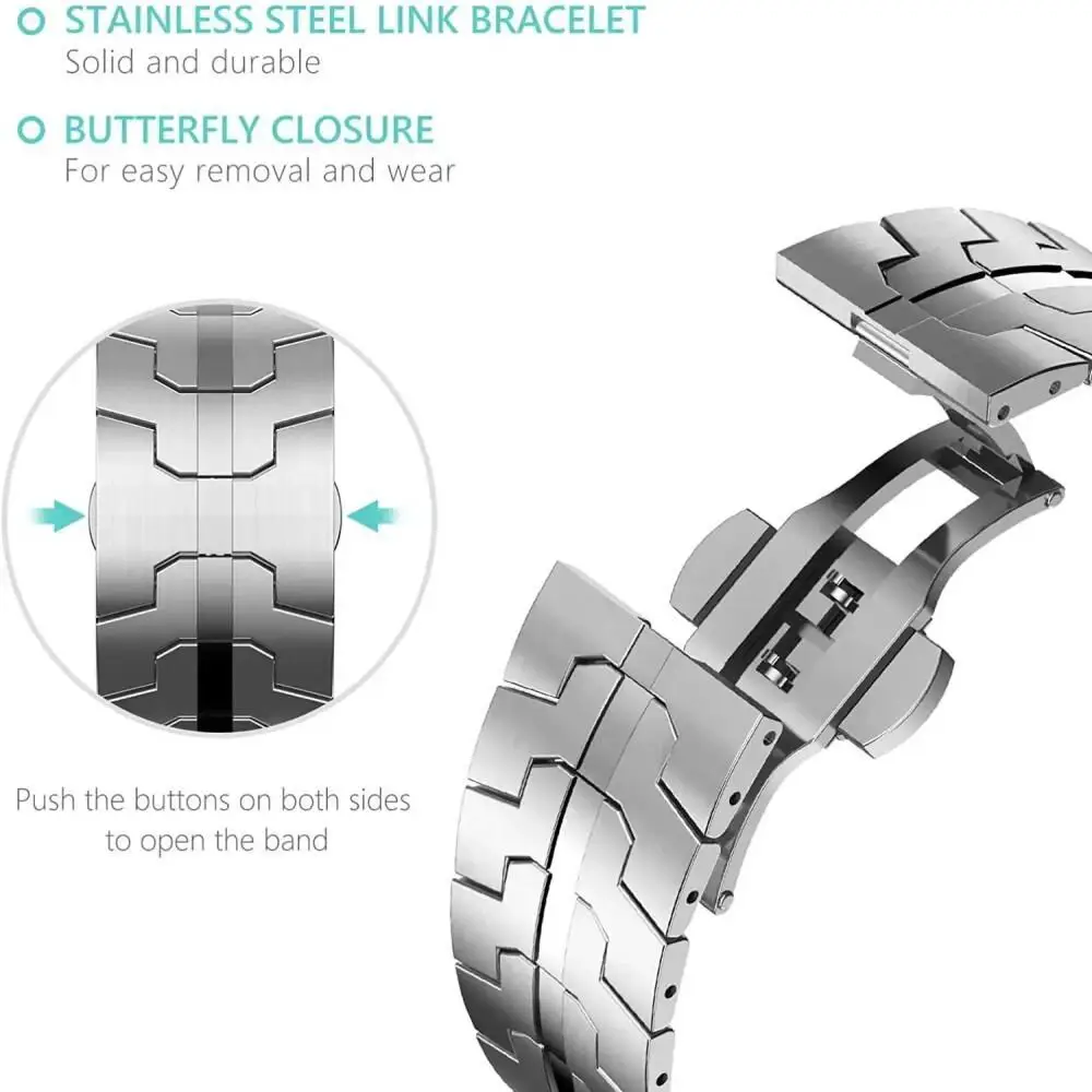 Premium Metal Strap for Apple Watch - Business Bracelet Edition