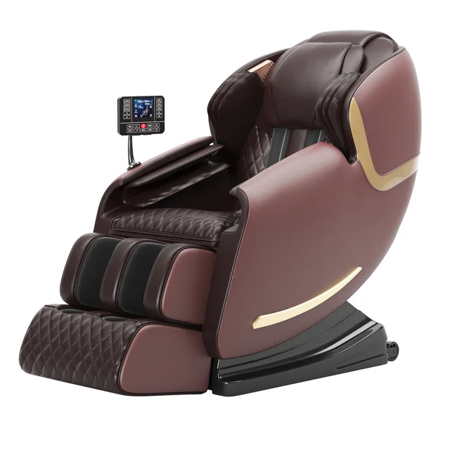 Large screen chair massage electric smart home use body care massage chair 4d sl track zero gravity stretcher