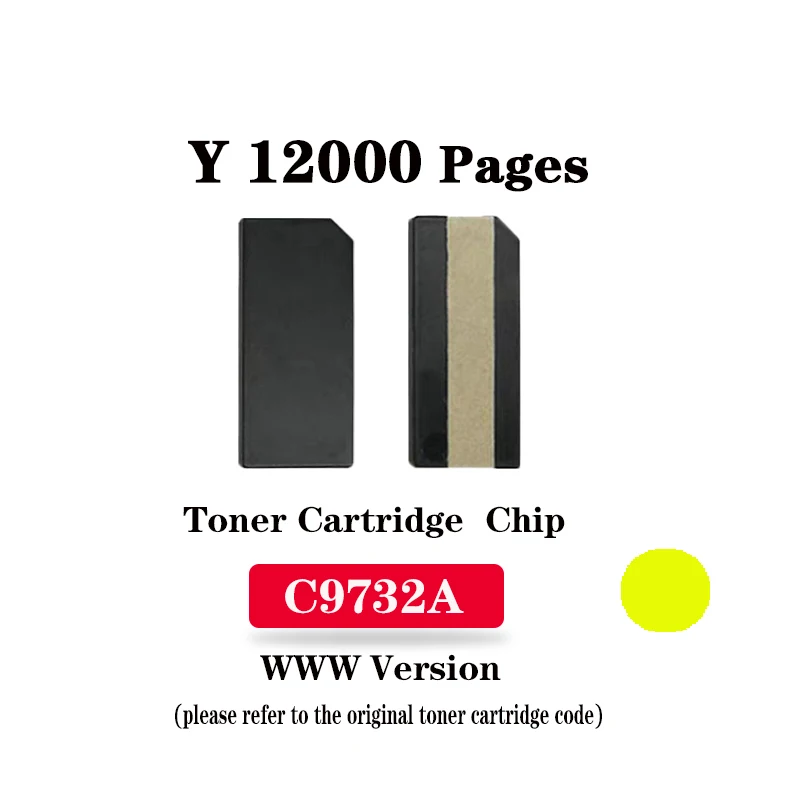 CC9730A/C9731A/C9732A/C9733A Toner Cartridge Chip for HP LaserJet 5500/5500n/5500dn/5500hdn/5550/5550n/ 5550dn/5550tn/5550hdn