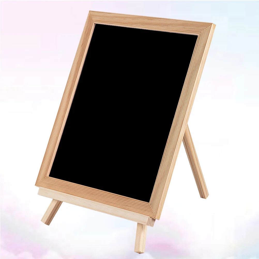 

Children Drawing Board Kids Art Easel Single Sided Magnetic Writing Blackboard Bracket For Kids Gift Black Writing Blackboard