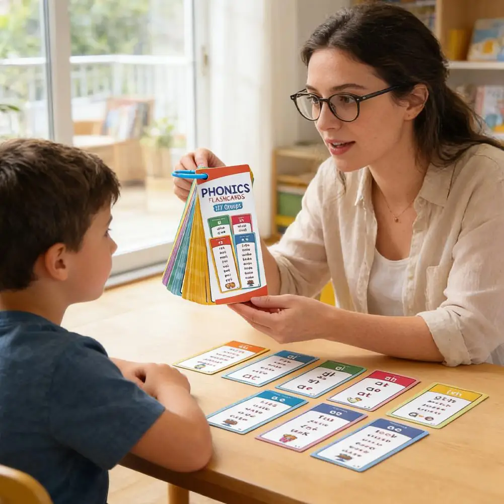 Phonics Word Lists Cards Memory Cards Teacher Teaching Aids English Vocabulary Building Learning Flashcards Classroom Must Haves - 3