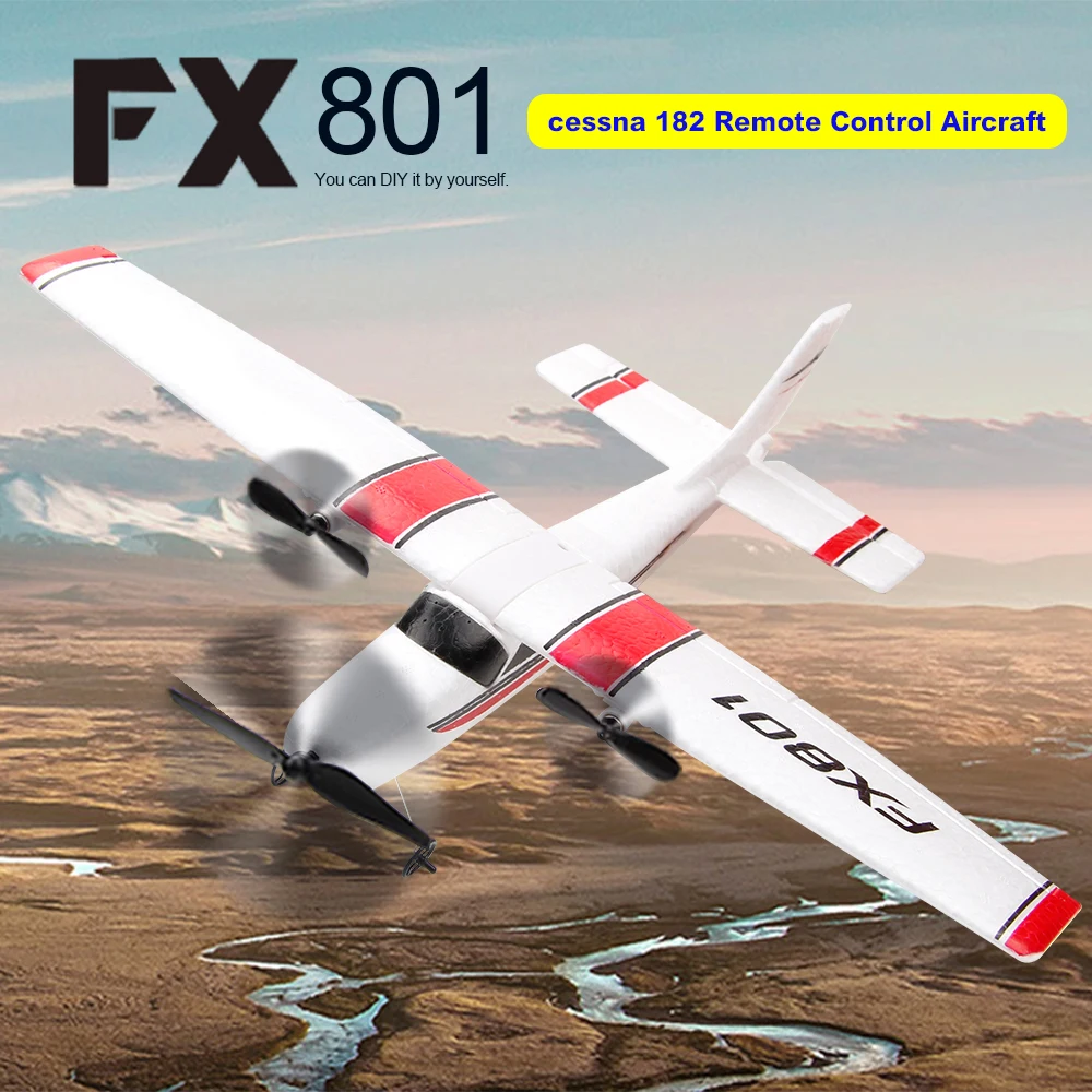 Fx801 2ch Rc Glider Airplane Epp Electric Diy Fixed Wing Aircraft_voghion.com
