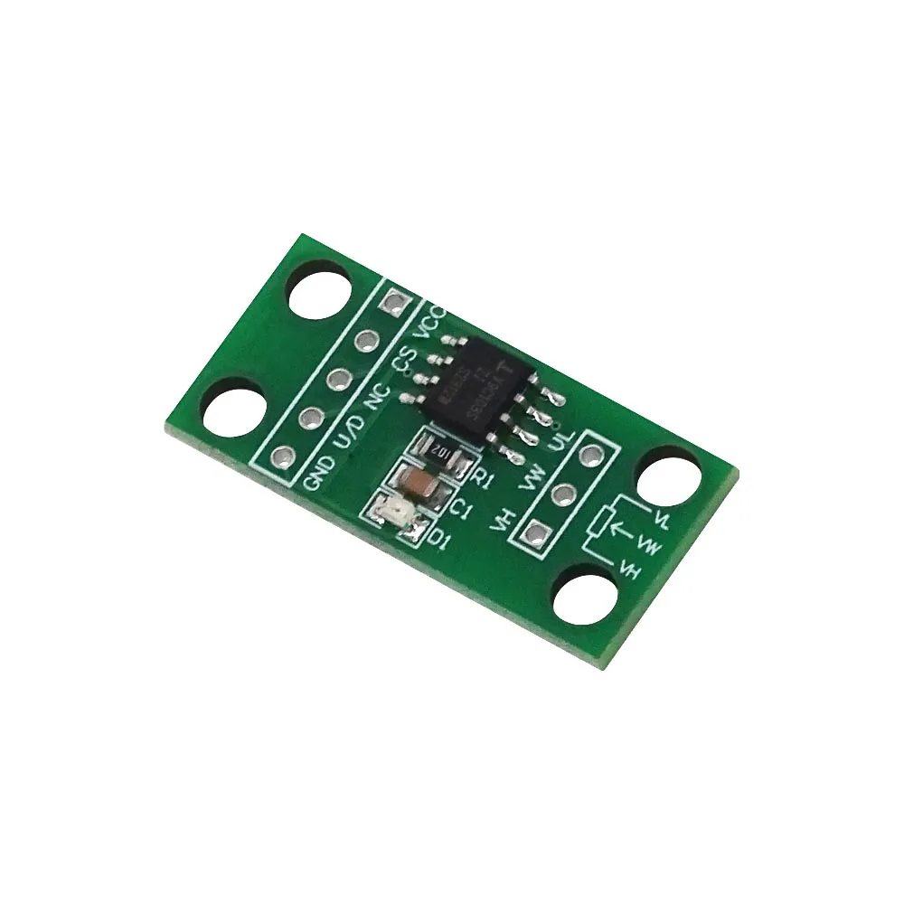 DEWOTHV X9C103S Digital Potentiometer Board Module DC 3V-5V Potentiometermodul 10K Vollausschlagpotentiometer -65°C~ 135℃ Mit Testprogramm C-Sprachcode für Arduino(3er-Pack
