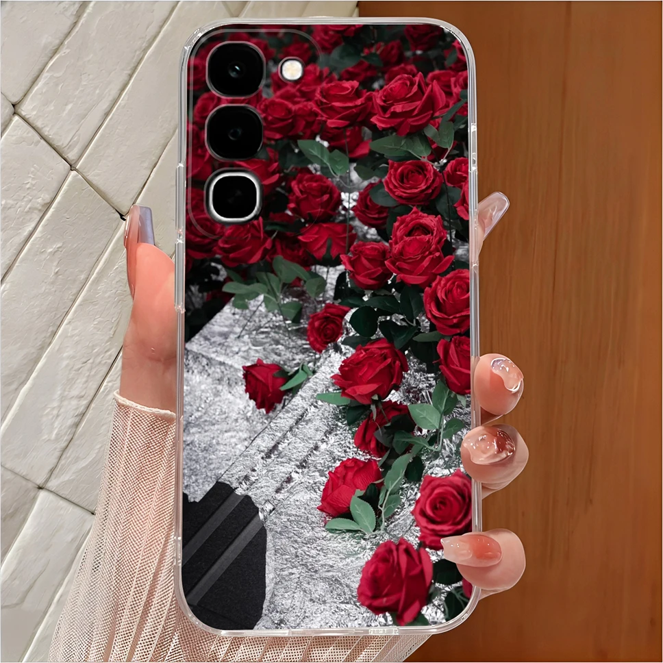 Cute Cartoon Clear Soft TPU Silicone Shockproof Phone Case - Anti-Slip Cover