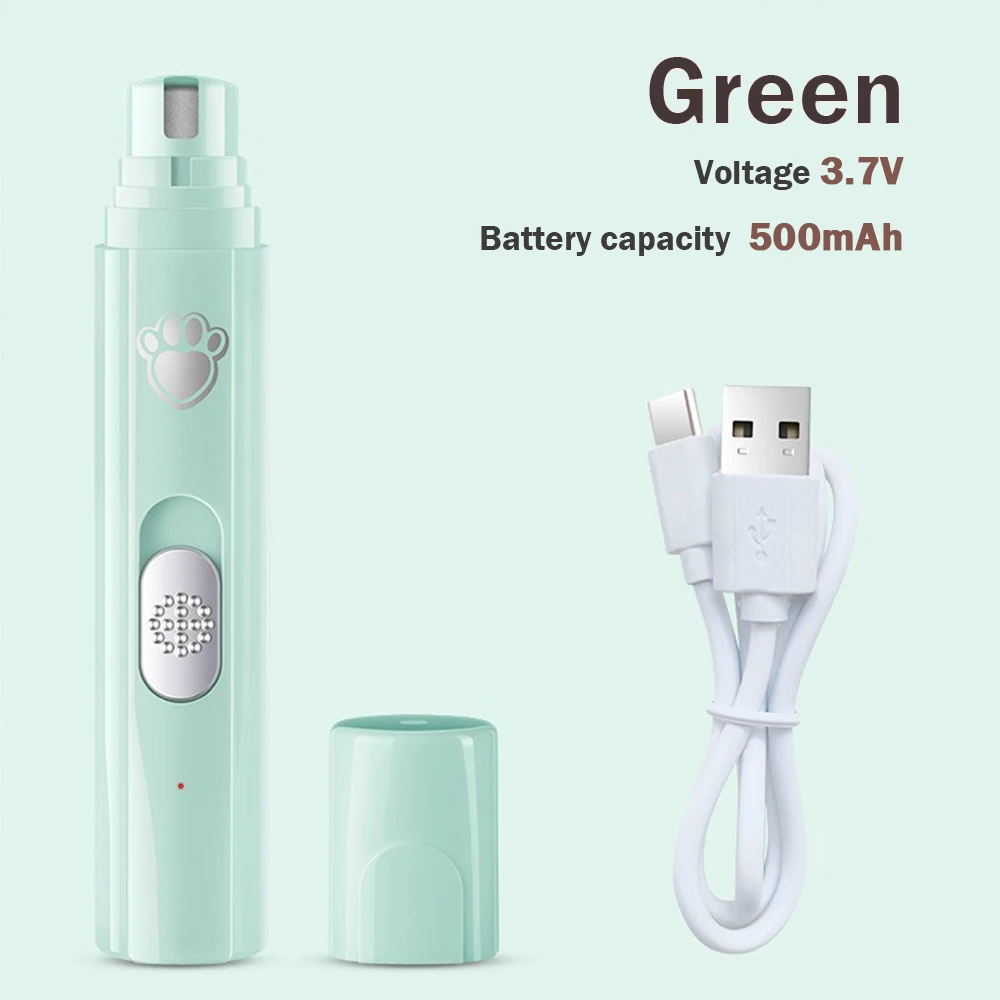 Electric Dog Cat Nail Grinder Rechargeable Pet Nail Trimmer Small Medium Large Dogs Cats Painless Paws Grooming Smoothing 6