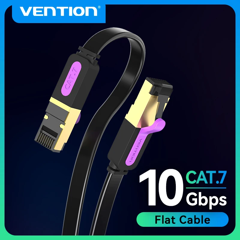 Vention cabo ethernet rj 45 cat7 lan cabo de rede stp rj45 para cat6 cabo de remendo compatível para roteador cat7 cabo ethernet