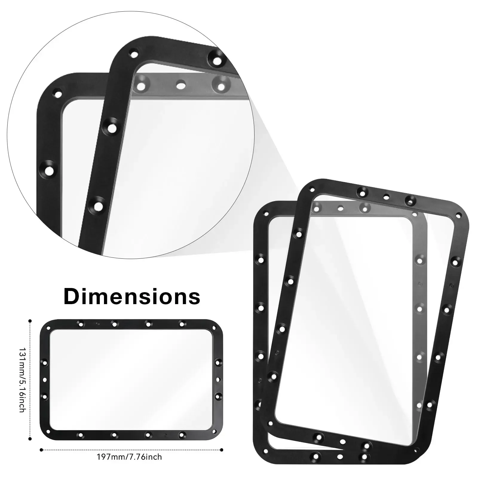 2 Stück FEP Schneller Austausch Integriertes Design für Photon Mono 2/4/4 Ultra - Zubehör Harz-3D-Drucker