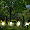 Outdoor LED Solar Round Ball Light, Garden Yard, Patio Ground Lawn, Waterproof Lamp, Party Holiday, Home Decoration 2
