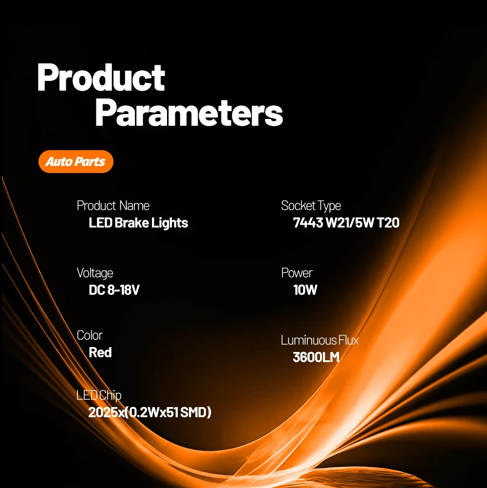 2x LED Bremslicht Lampe W21/5W 7443 T20 Für Nissan Altima Quest Rogue Cube Juke micra Versa Hinweis X-Trail T31 T32 Pathfinder R52 – Detail 4