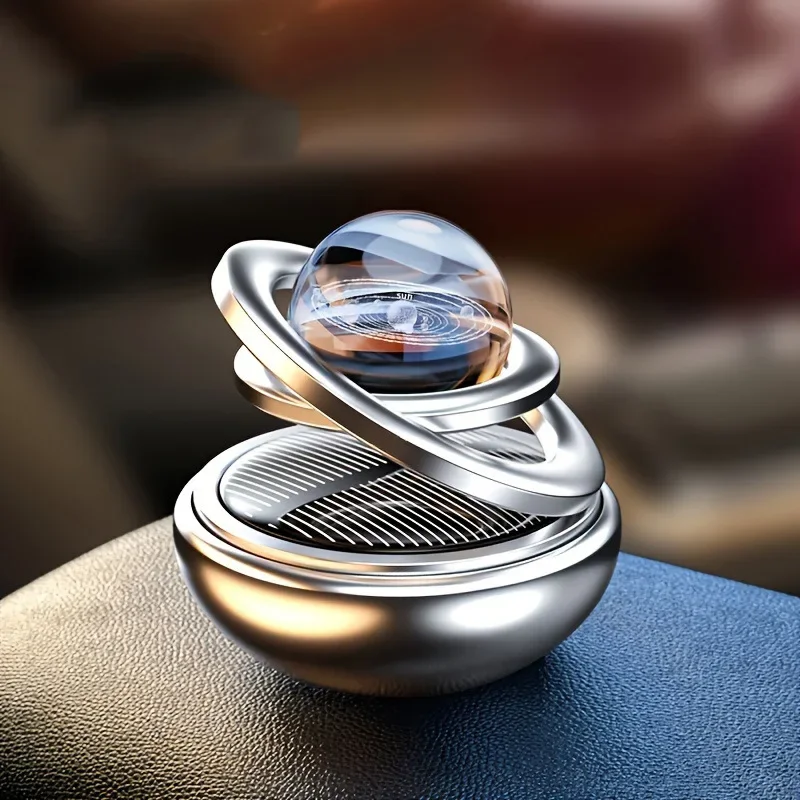 Personalized Solar-Powered Car Air Freshener & Interior Decor Accessory
