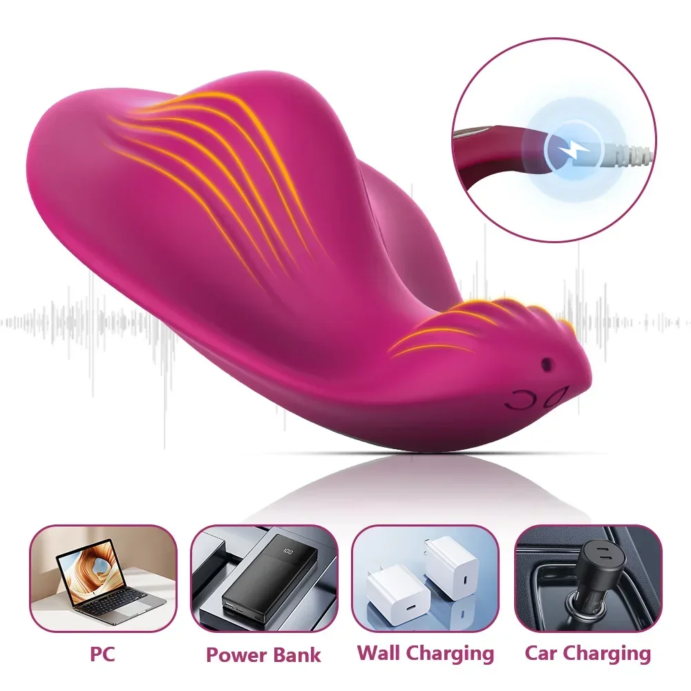 Mini Clitoris Vibrator Female Wearable Panties Vibrator Clit Stimulator APP Control For Women Couples