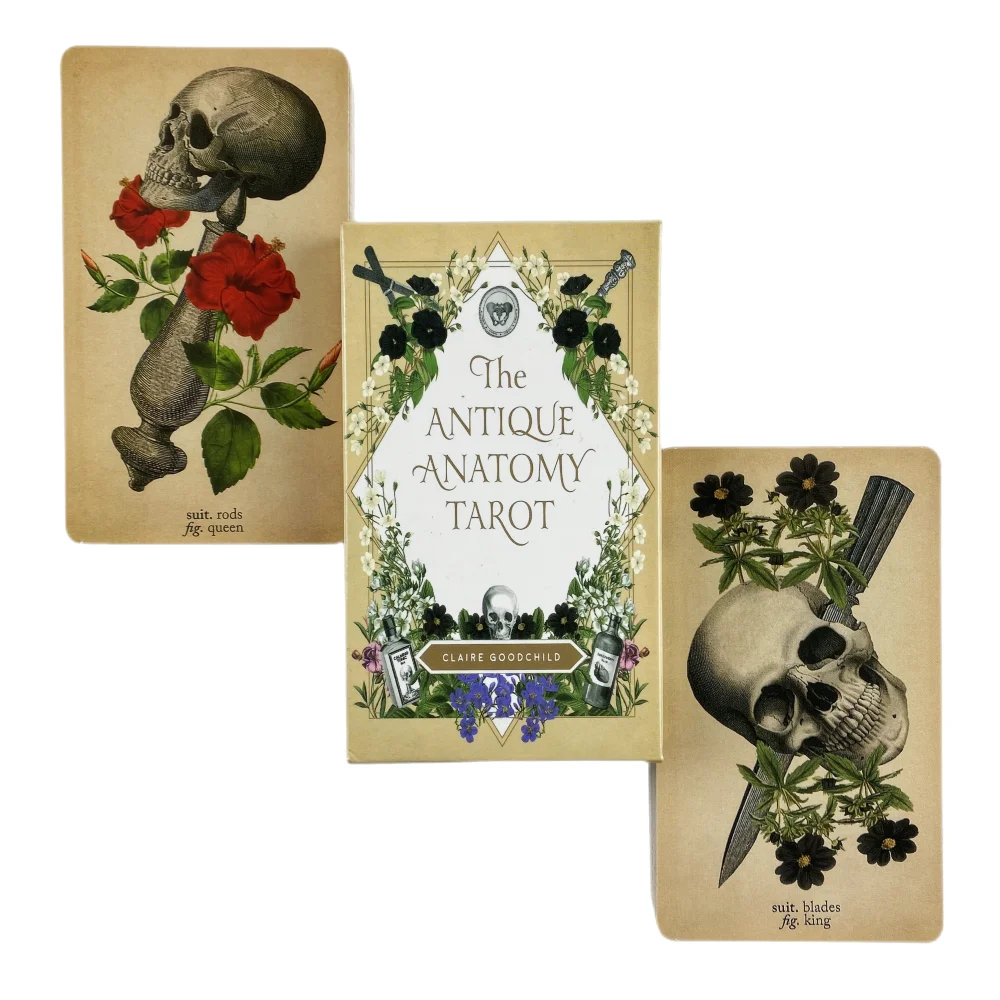 The Antique Anatomy Tarot Cards Deck Full English Oracle Divination Fate Family Party Board Game 6