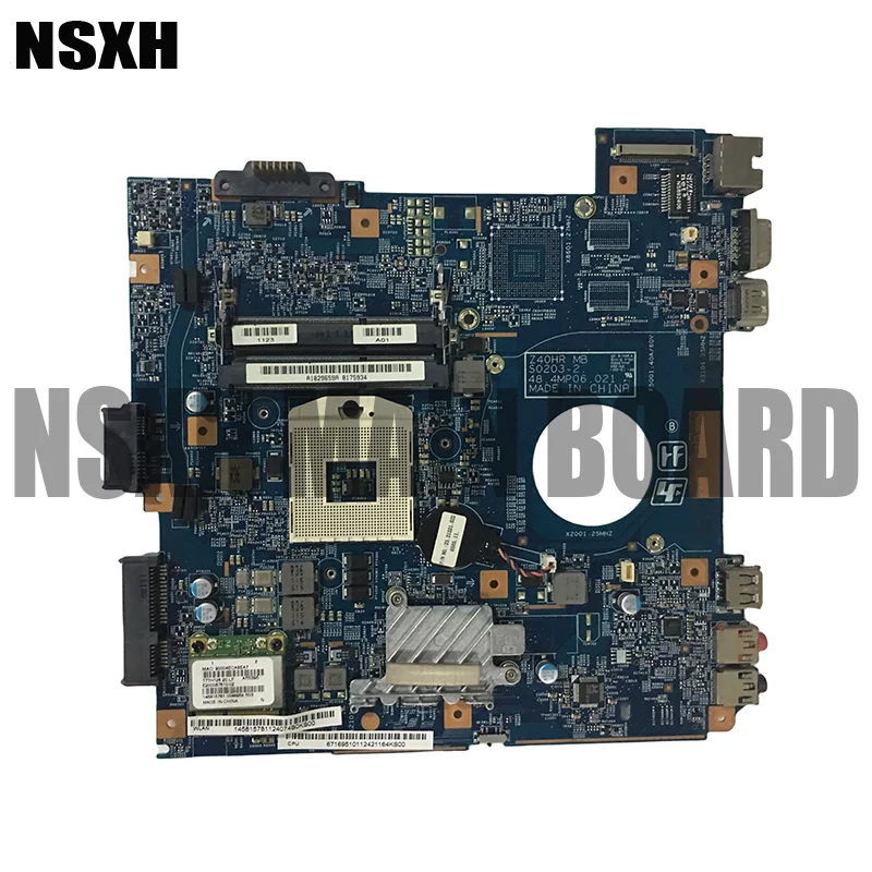 

MBX-250 Laptop Motherboard S0203-2 HM65 48.4MP09.021 DDR3 Mainboard 100% Tested Fully Work