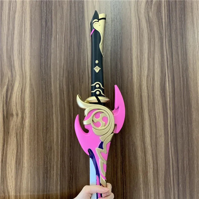 Anime Cosplay Props 100cm Mistsplitter Reforged Sword Genshin Impact Sword Kamisato Ayaka Cosplay Weapon Props Safety PU Role Gift