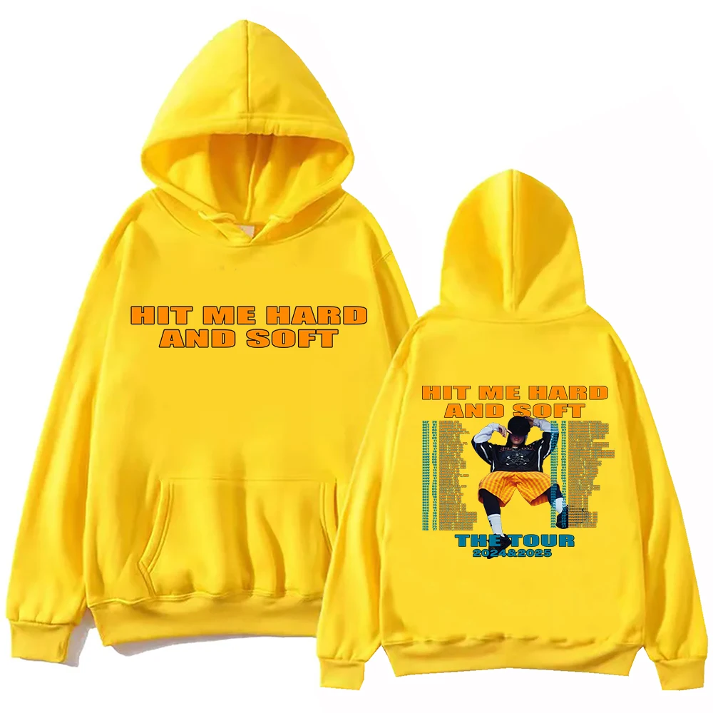 Billie Hit Me Hard and Soft 2024 Tour Hoodie Harajuku
