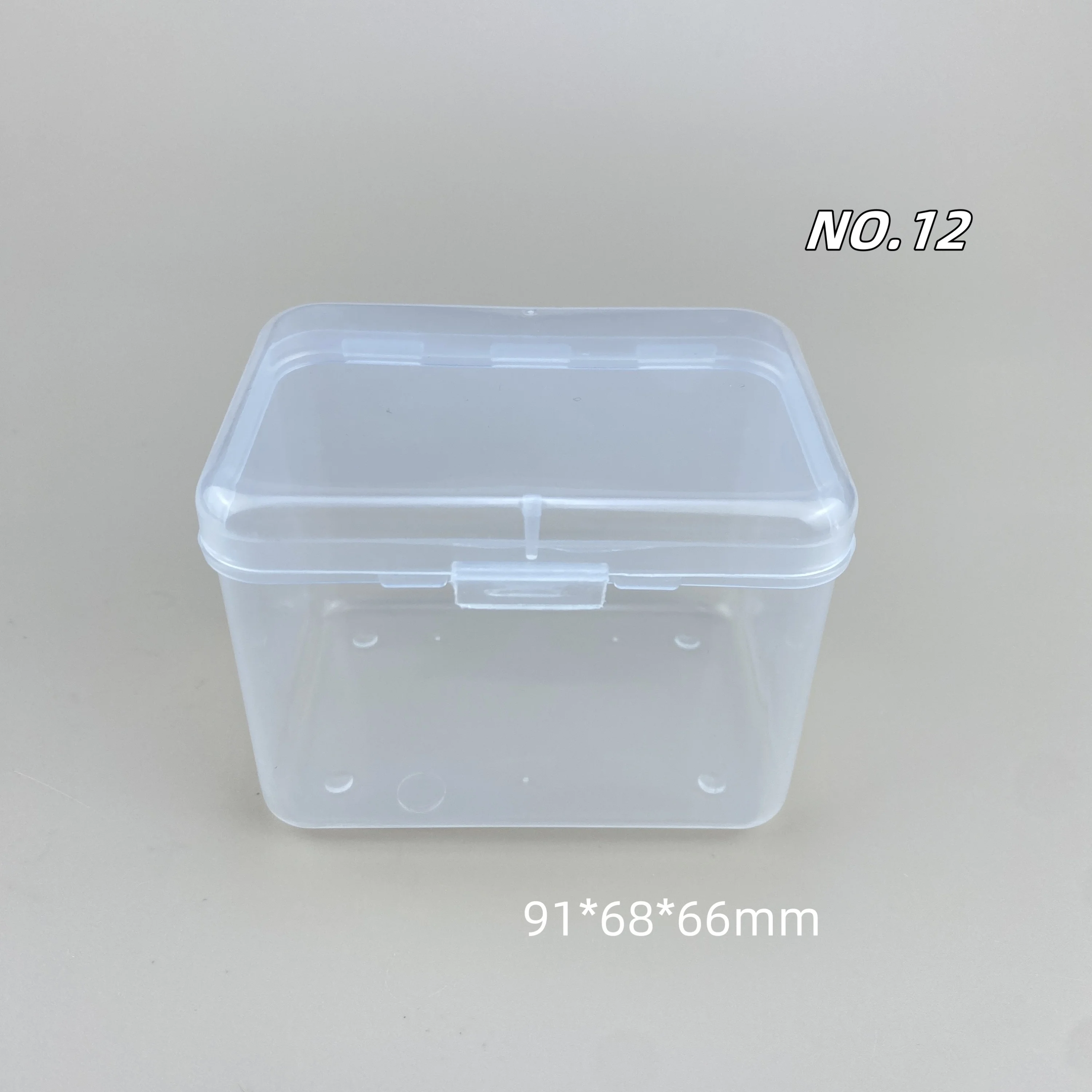 Dresser desktop organisation square storage box small items flip lid plastic storage box 5