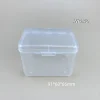 Dresser desktop organisation square storage box small items flip lid plastic storage box 5