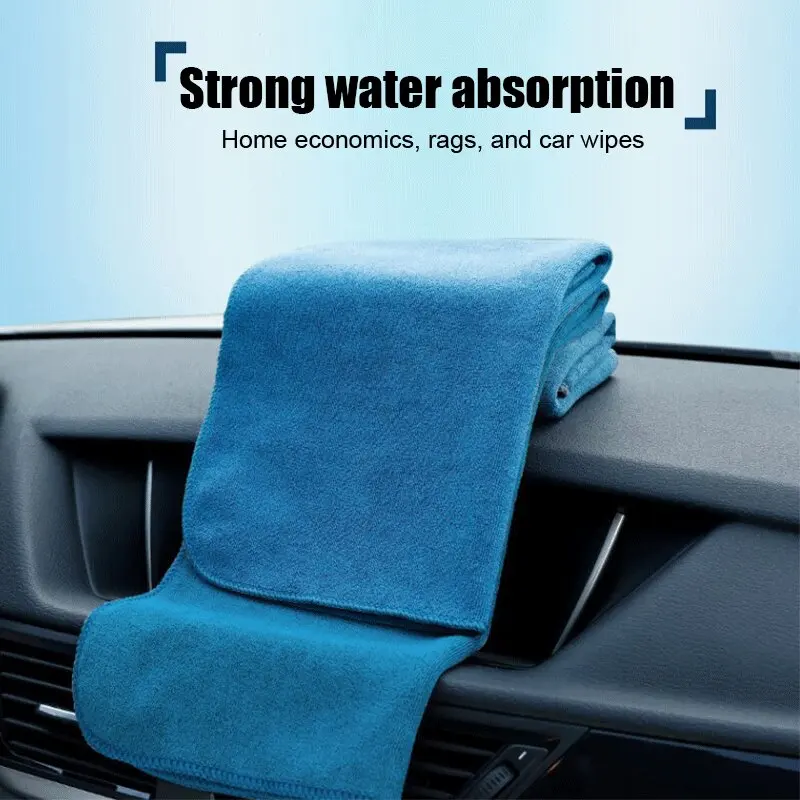 Microfiber Car Towel Advanced Car Wash Wipe Cloth Does Not Remove Wool Double Sided Short Wool Drying Auto Waxing Special Care