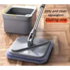 Lazy Floor Floating Mop Microfiber Spin Mop & Bucket Floor Clean with 3 Extra Refills Mop Sewage Separation Mop Free-Hand Wash 1