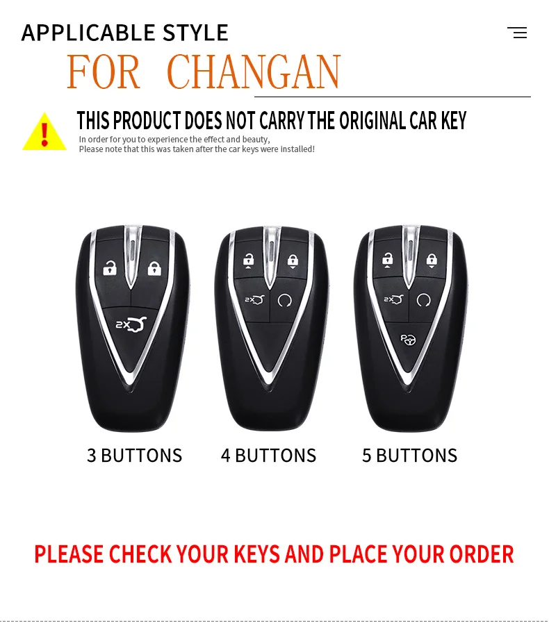 Alloy and Silicone Car Key Case Cover Shell For Changan UNIT UNIK CS35PLUS  CS55 PLUS CS75 PLUS oshan X7 X5 Key Chain Accessories - AliExpress