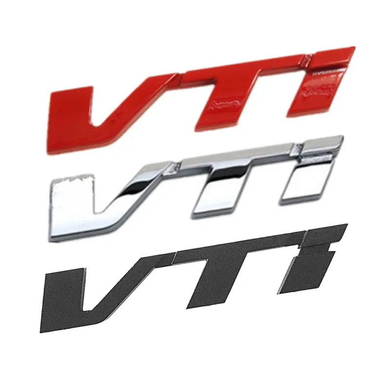 

VTI Letter Emblem Car Stickers for Honda vti civic bonda crv zr-v modified original accesories Rear Trunk Logo decorating decals