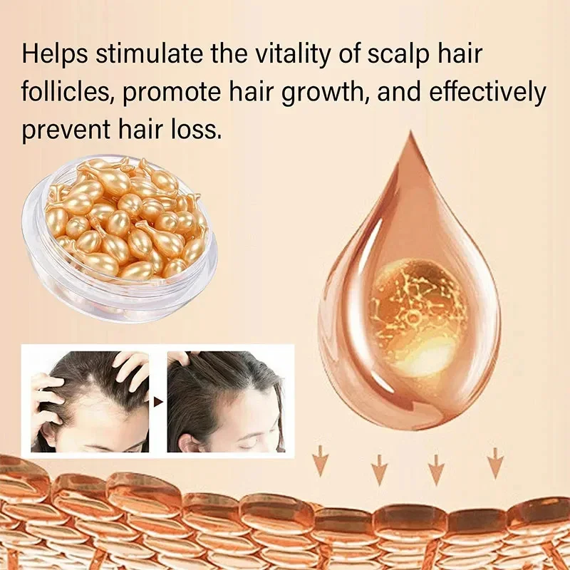 Hair Growth Serum 7 Day Fast Regrowth Essential Capsule Anti Hair loss Baldness Repair Damaged Scalp Treatment For Women Men New