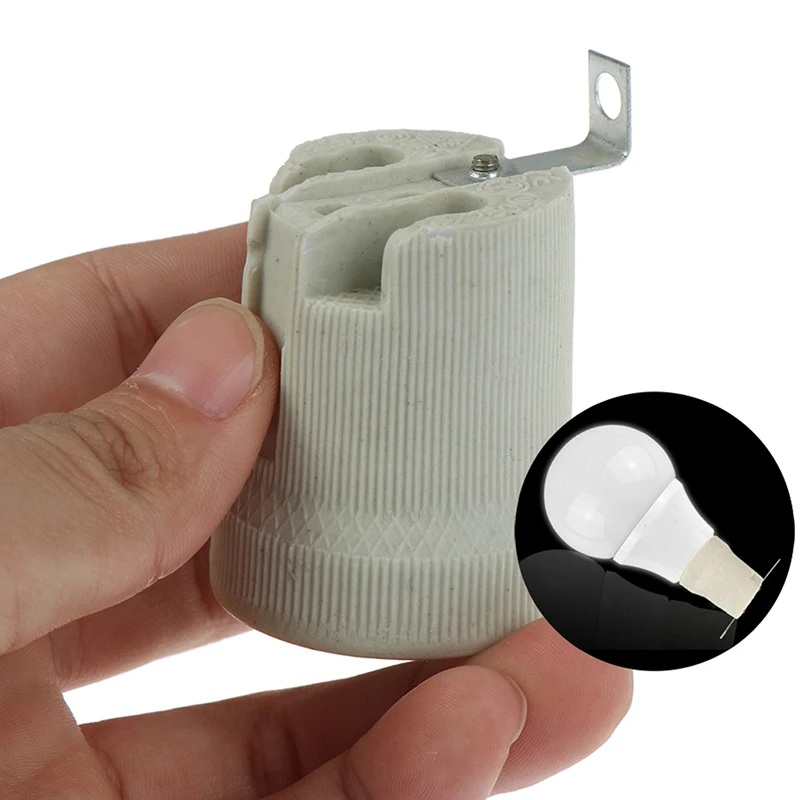 Lamp Base E27 Vintage Ceramic Edison Lamp Fittings Socket Base Holder Accessory Fixing Bracket Large Screw Cap lamp holder,lamp bulb holder,lamp base,diy lighting accessories